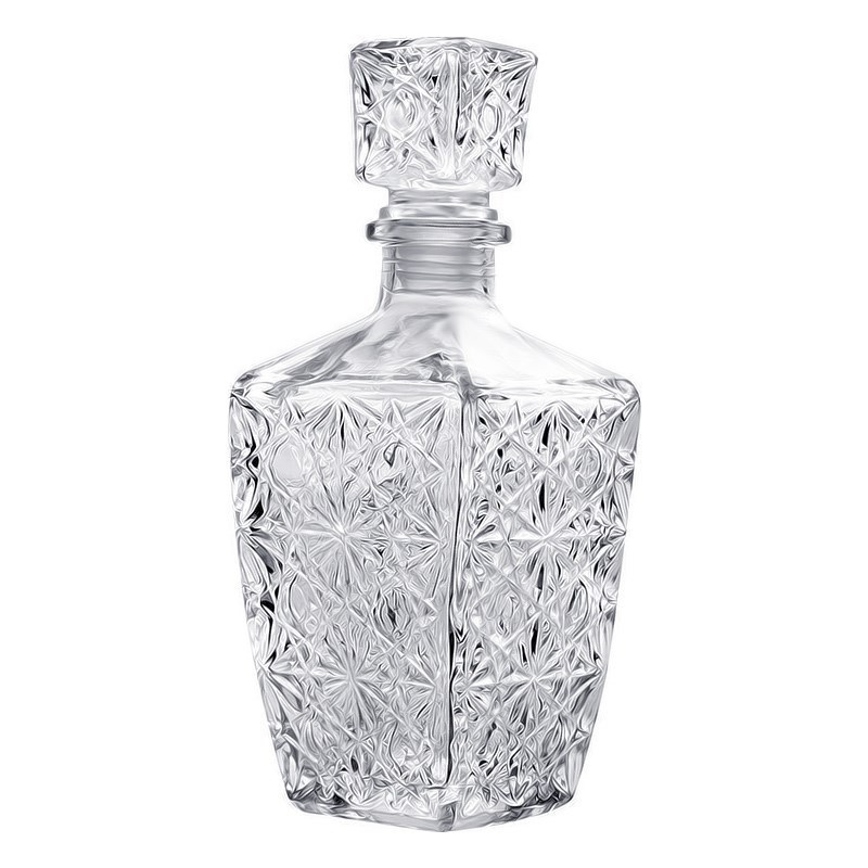 Beautiful wine decanter 50ml creative little bottle Transparent glass bottle miniature foreign wine bottle