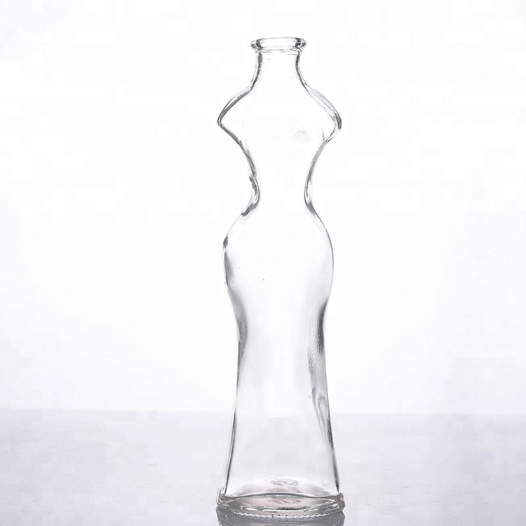 Beauty Body Shape Clear Glass Wine Glass Stopper