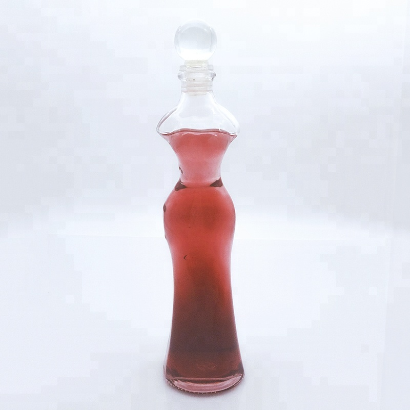 Beauty Body Shape Clear Glass Wine Glass Stopper