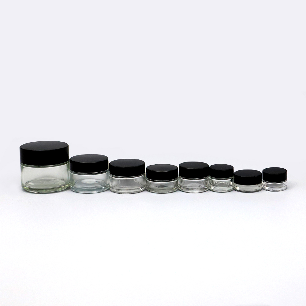 Beauty Containers Small Glass Cosmetic Jars 5g