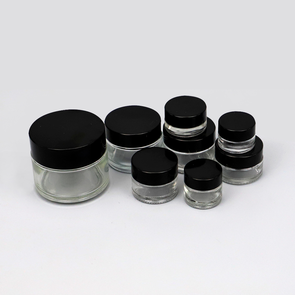 Beauty Containers Small Glass Cosmetic Jars 5g