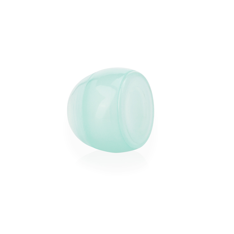 Beauty Containers Small Plastic Cosmetic Jars 3 Gram Lip Balm Pot With Blue Lids For Lip Scrub