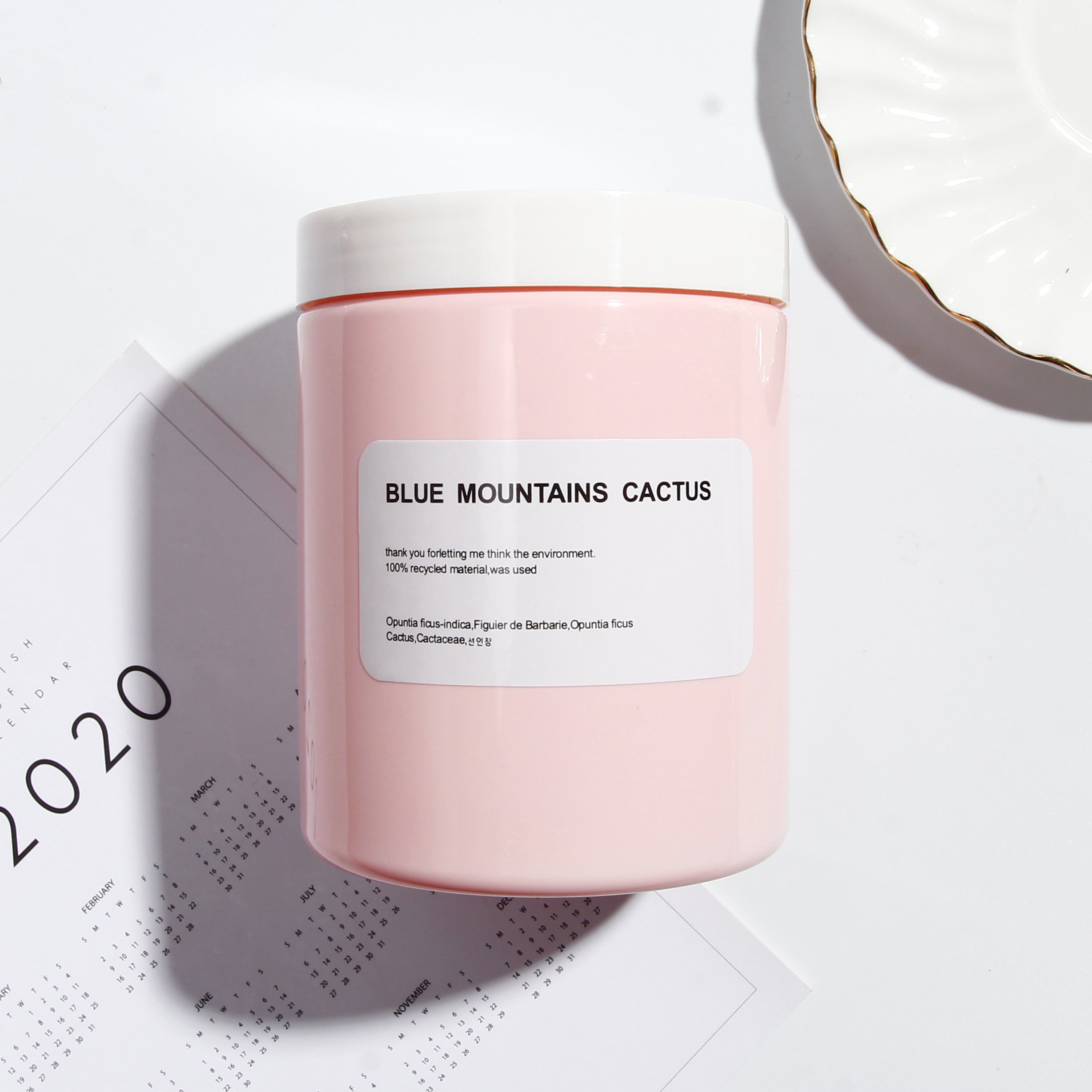 Beauty Jar Cream Butter Jar Pink Color