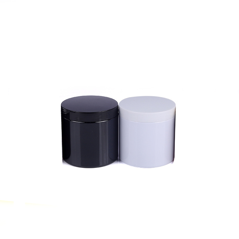 Beauty Products Cream Packaging Empty Pet amber Plastic Jars Cosmetic Cream Jars Container