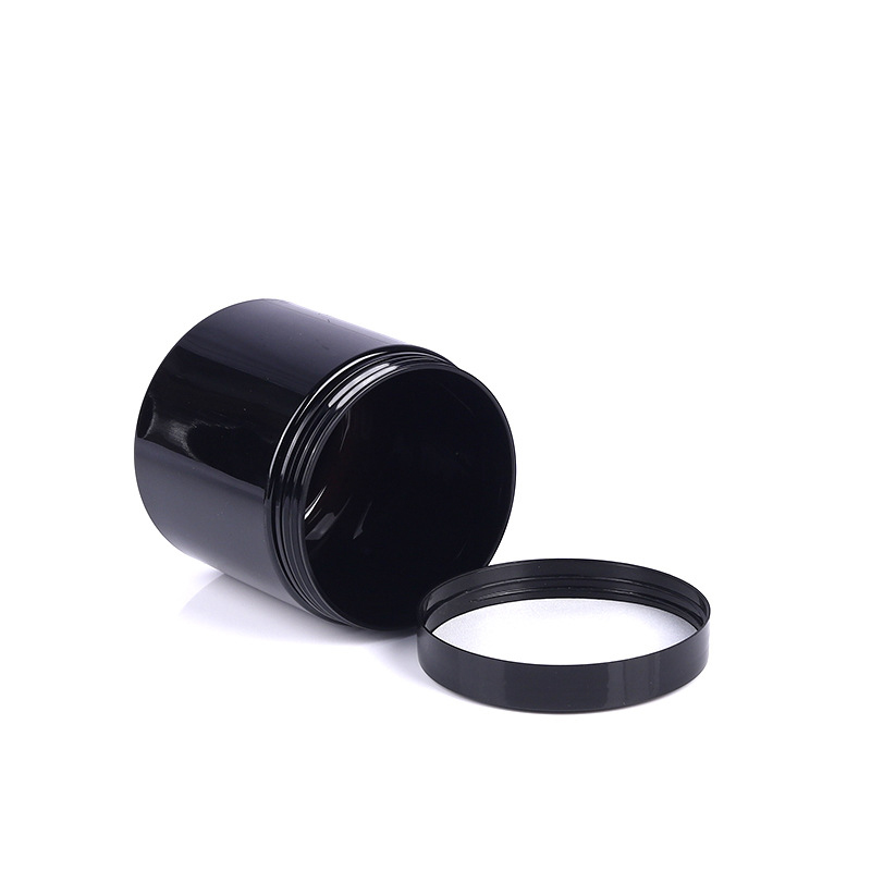 Beauty Products Cream Packaging Empty Pet amber Plastic Jars Cosmetic Cream Jars Container