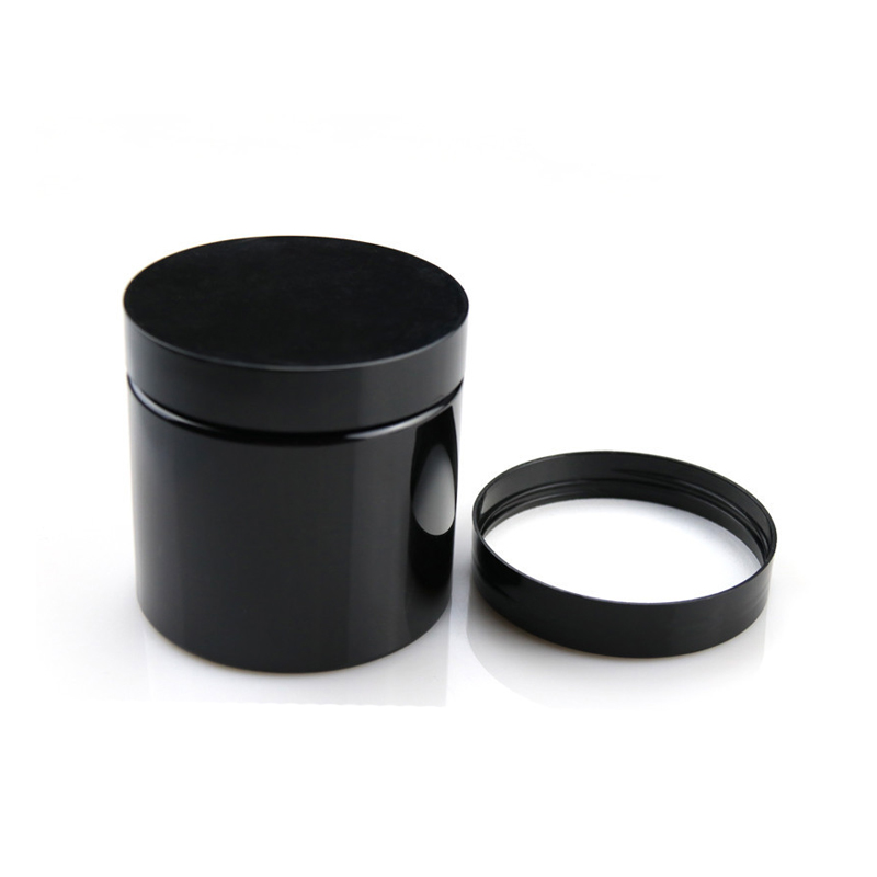 Beauty Products Cream Packaging Empty Pet amber Plastic Jars Cosmetic Cream Jars Container