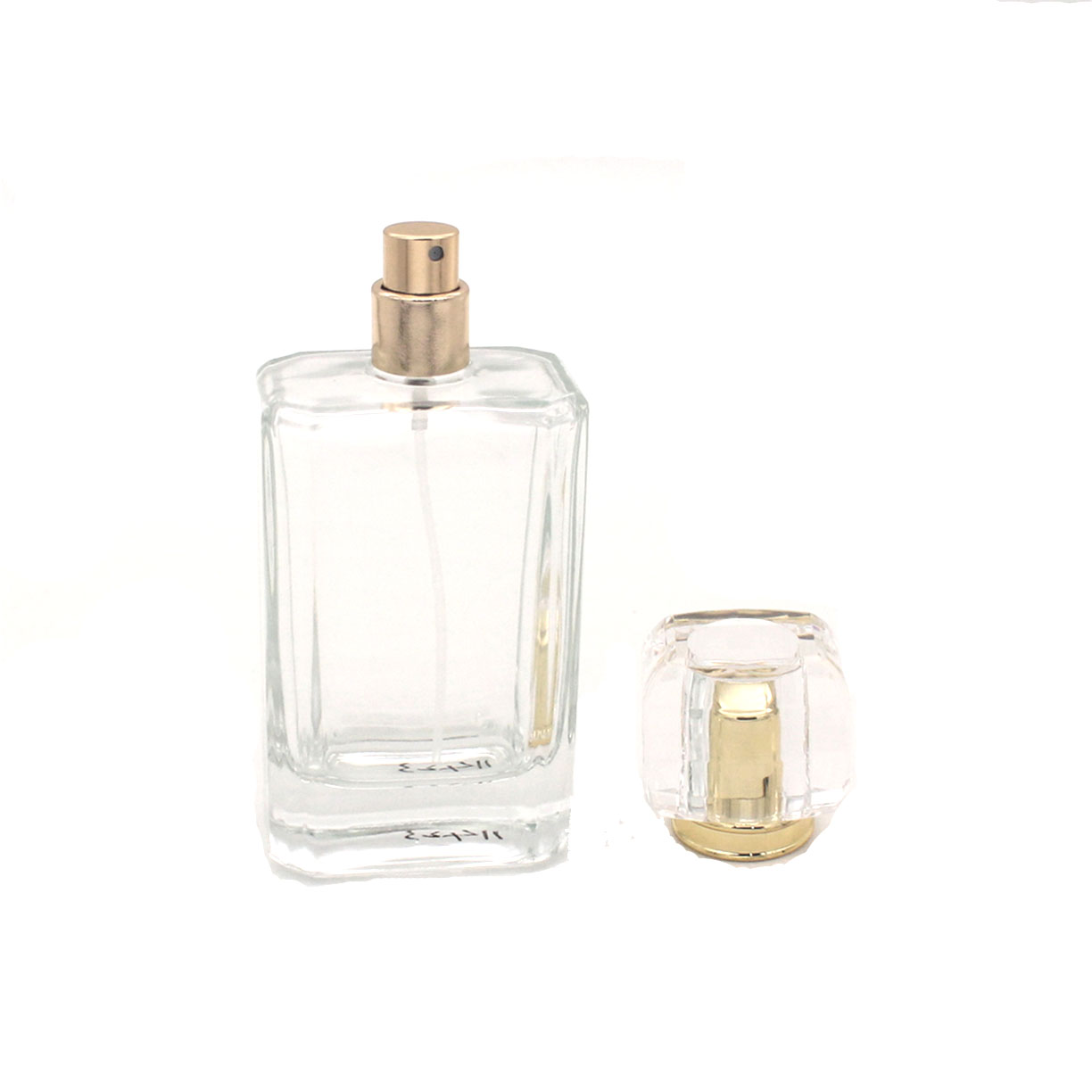Beauty Rectangle Glass Empty Perfume Bottle Atomizer 100 ml Sprays Bottles