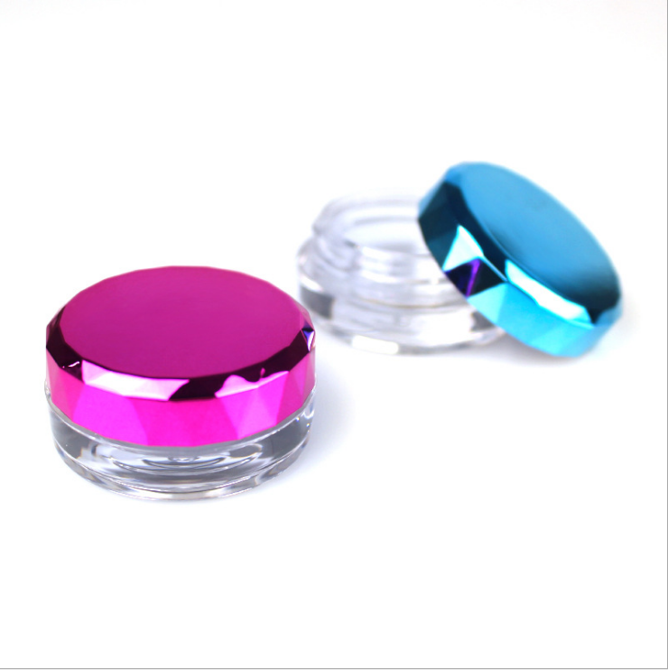 Beauty makeup packaging material  wholesale Bottle PETG in two colors, one color transparent eyeliner, eye shadow box