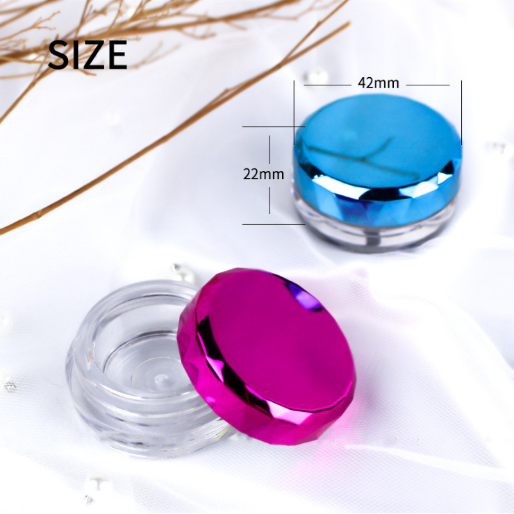 Beauty makeup packaging material wholesale Bottle PETG in two colors, one color transparent eyeliner, eye shadow box