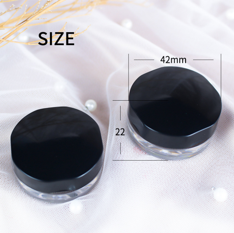 Beauty makeup packaging material wholesale Bottle PETG in two colors, one color transparent eyeliner, eye shadow box