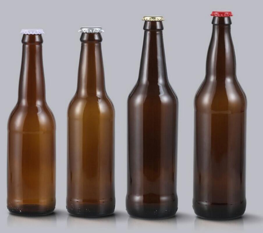 Beer Glass Bottle with slip cap 500ml Airtight Glass wine Bottle