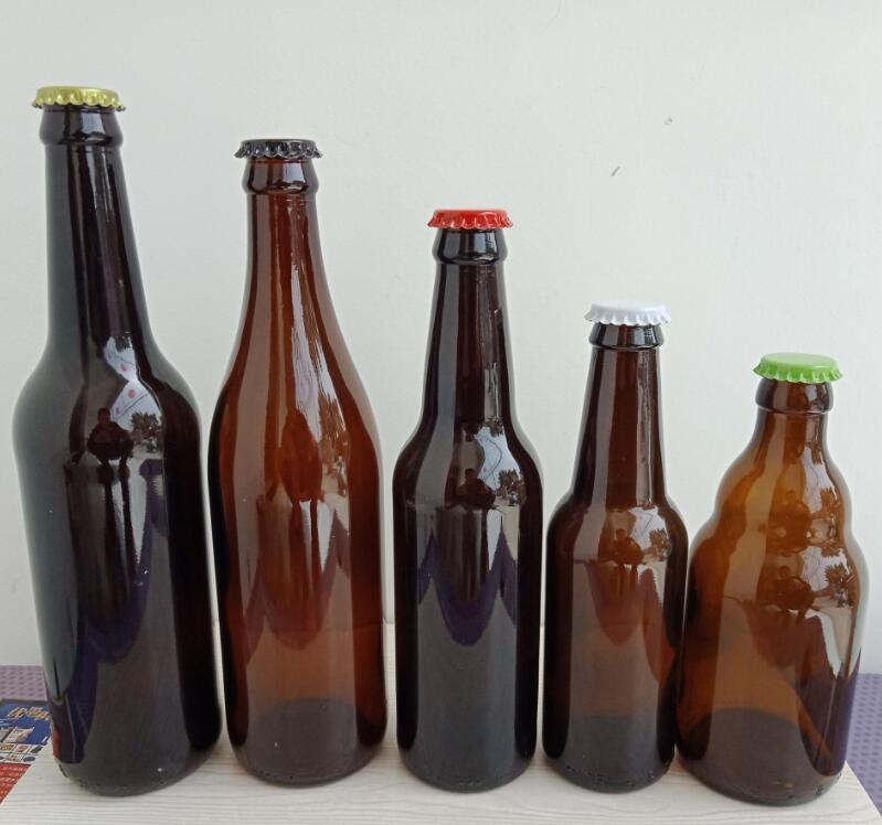 Beer Glass Bottle with slip cap 500ml Airtight Glass wine Bottle