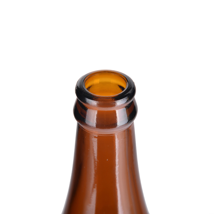 Beer Used 330 ml 500ml Amber Glass Beer bottle With Custom Label Sticker