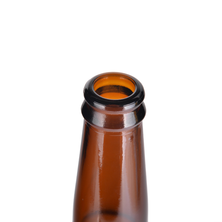 Beer Used 330 ml 500ml Amber Glass Beer bottle With Custom Label Sticker