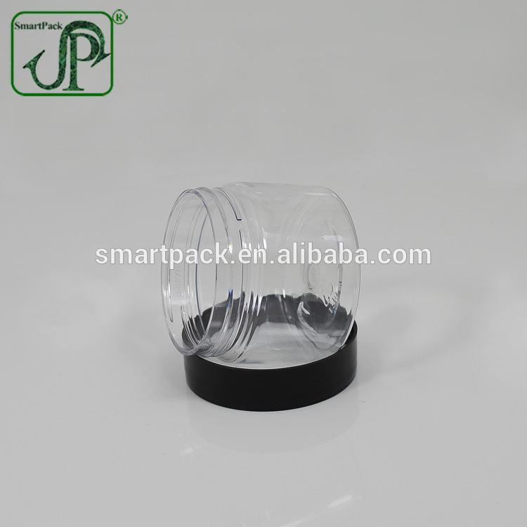 Best BPA Free 30g to 1000g Food Grade Storage Clear PET Plastic Jar
