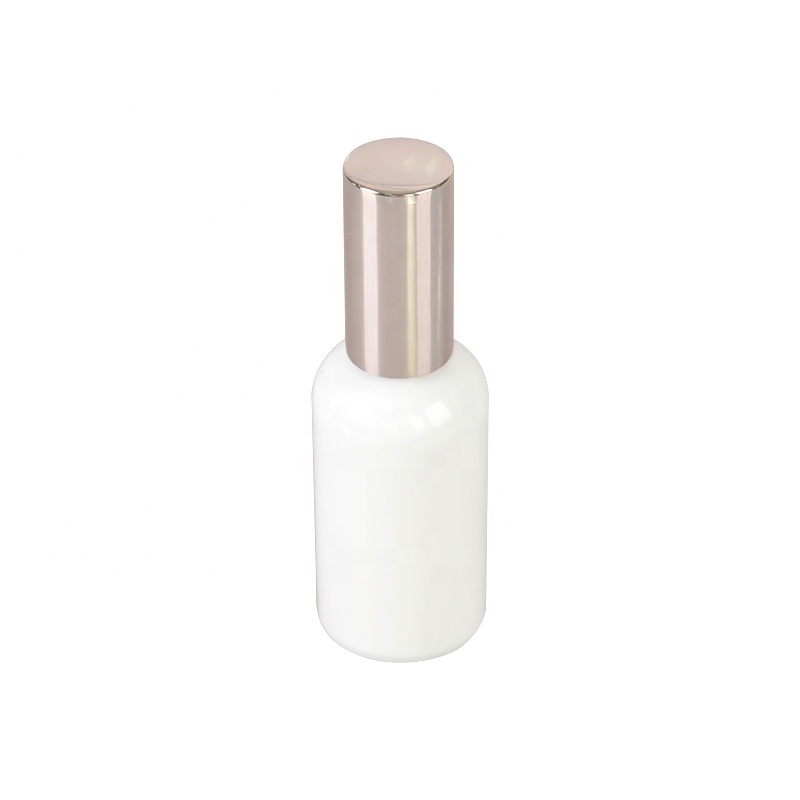 Best Price 100Ml White Opal Glass  Lotion Bottle And Jar Cream