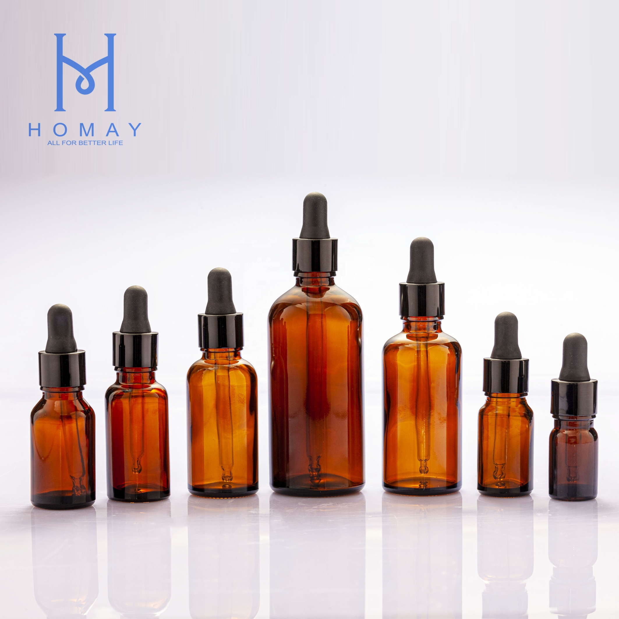 Best Price 5ml 10ml 15ml 20ml 30ml 50ml 60ml 100ml Amber Black Clear Blue Cosmetic Glass Dropper Essential Oil Bottle