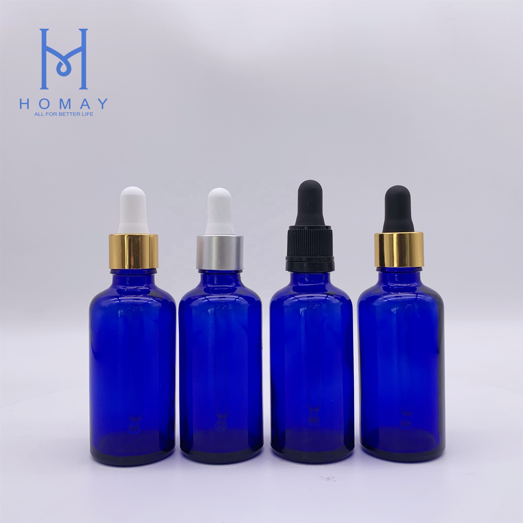 Best Price 5ml 10ml 15ml 20ml 30ml 50ml 60ml 100ml Amber Black Clear Blue Cosmetic Glass Dropper Essential Oil Bottle