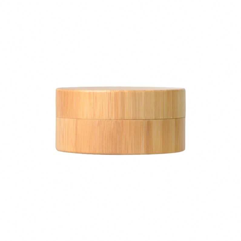 Best Price Bamboo Cosmetic Glass Jars 50 Ml Lid