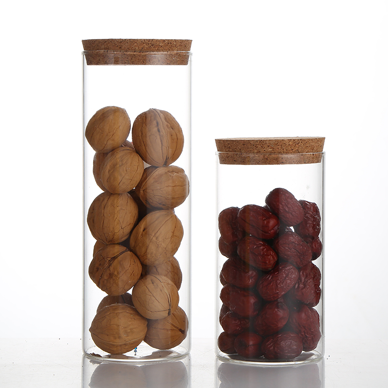 Best Price Clear Glass Storage Jar Airtight Glass Jar Storage Cookies Jar