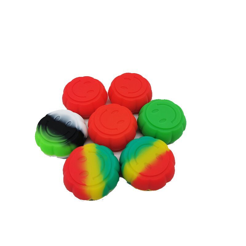 Best Price Wholesale Non-Stick Top quality durable food-grade Silicone 3ml/5ml wax Container Storage Box with lids