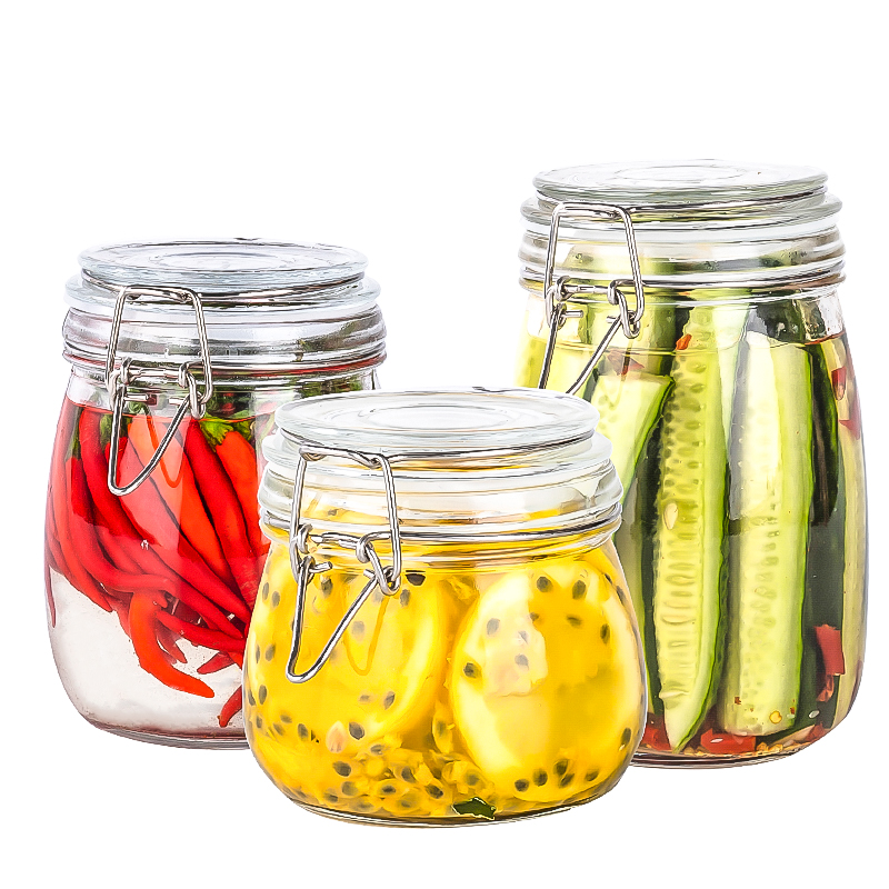 Best Price of 500ml 750ml 1000ml 2000ml Top Quality Delicious Crunchy Pickle Preserve Glass Jar