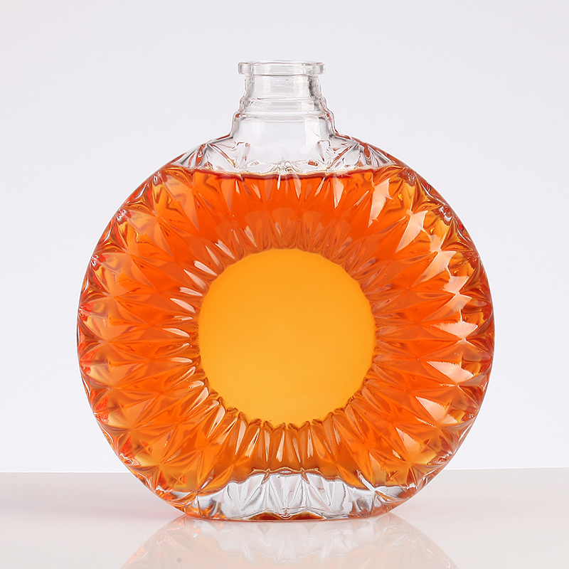 Best Price personalized Glass Brandy Bottle for liquor 500ml