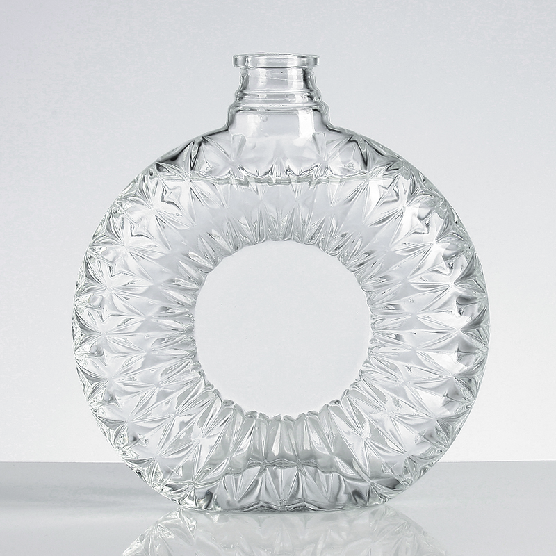 Best Price personalized Glass Brandy Bottle for liquor 500ml