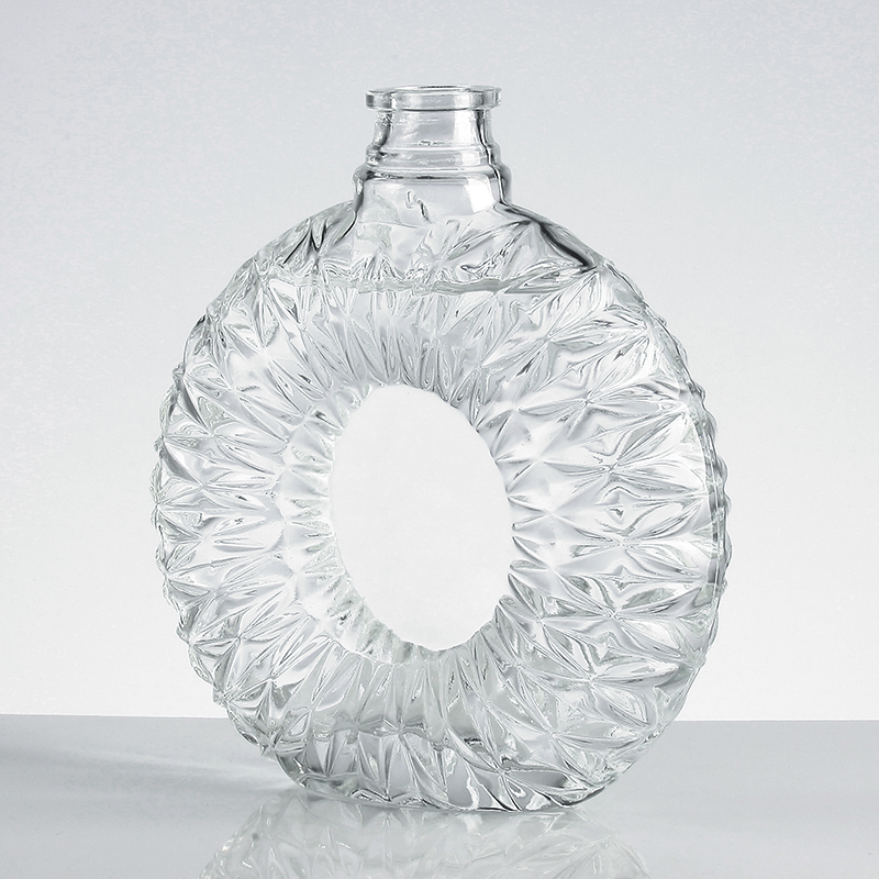 Best Price personalized Glass Brandy Bottle for liquor 500ml