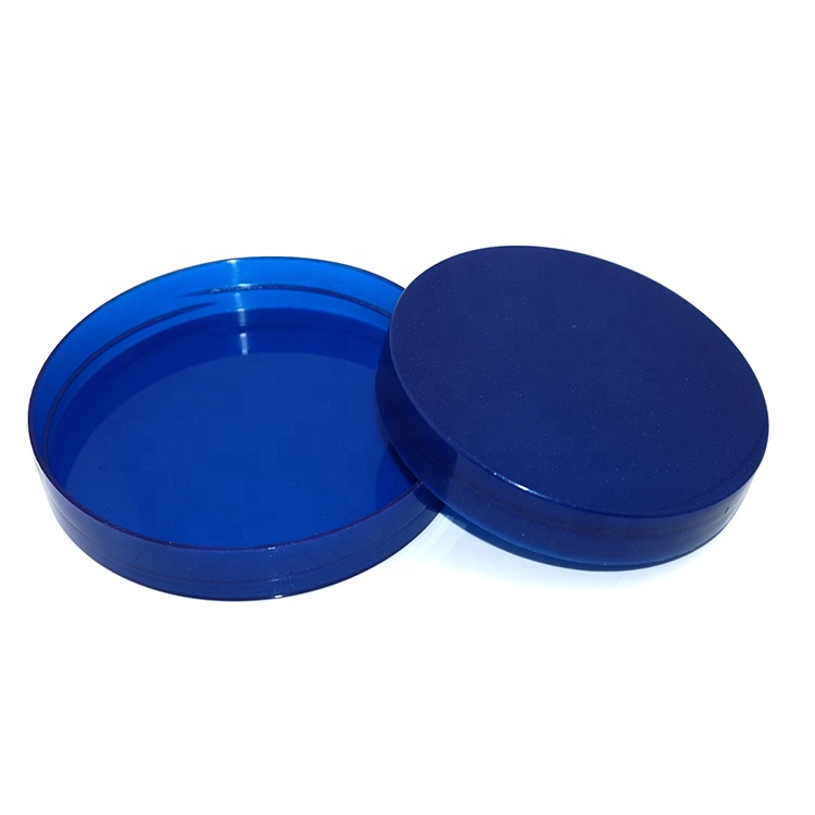 Best Price round blue 300ml 500ml cosmetic plastic jar pet shampoo jar with screw cap/lid