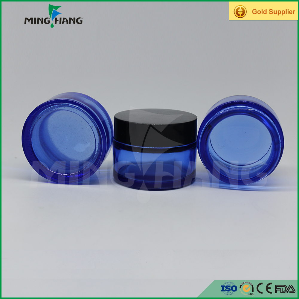 Best Quality 20g 30g 50g empty clear glass amber eye cream jar 20ml