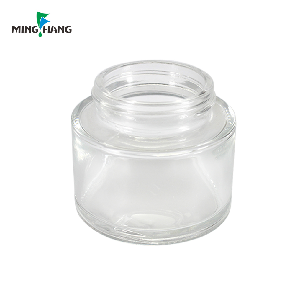 Best Quality 20g 30g 50g empty clear glass amber eye cream jar 20ml