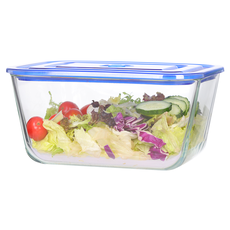 Best Quality Meal Prep Glass Storage Food Container Glass Lunch Box with pump