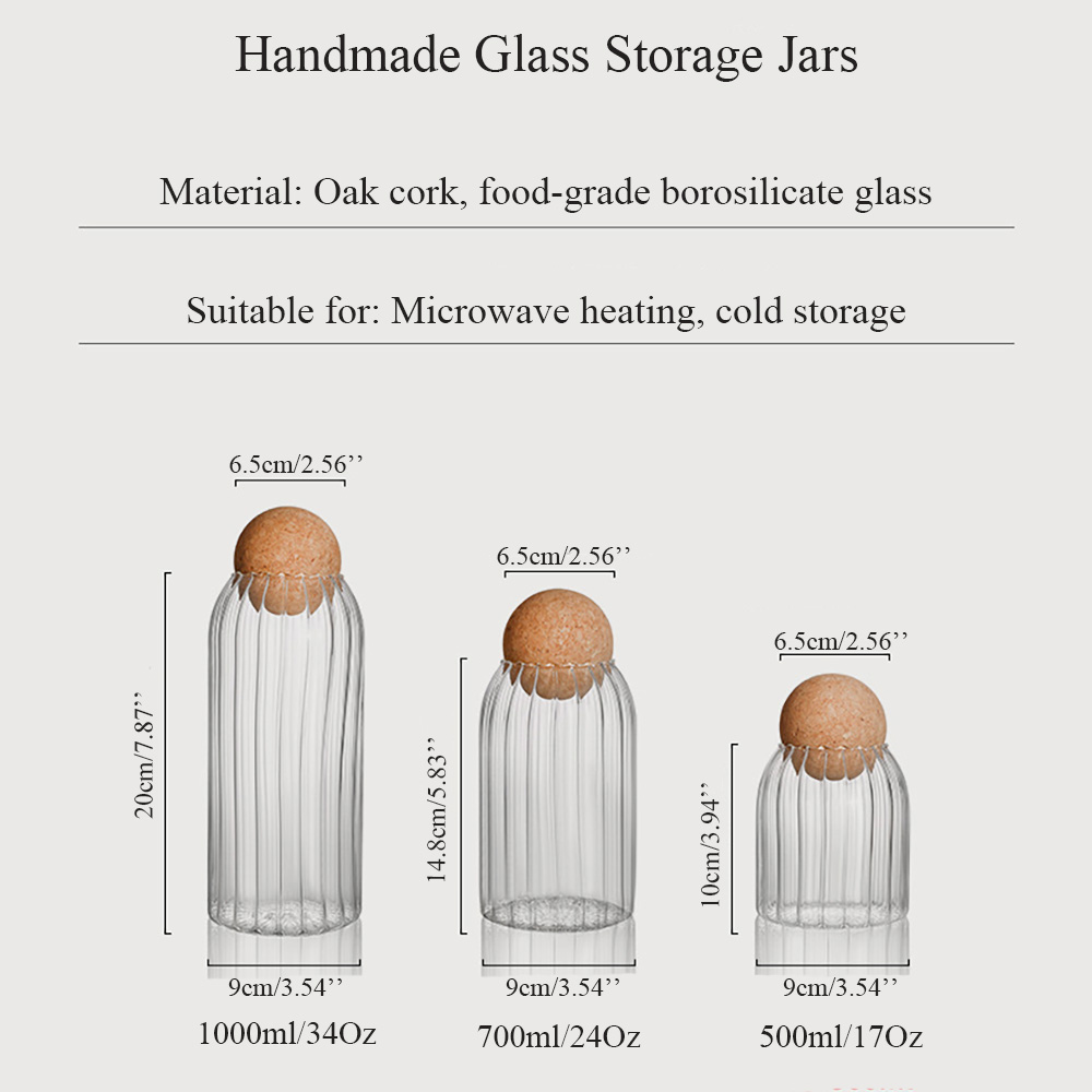 Best Seller Food Storage Containers Straight glass jar with tap