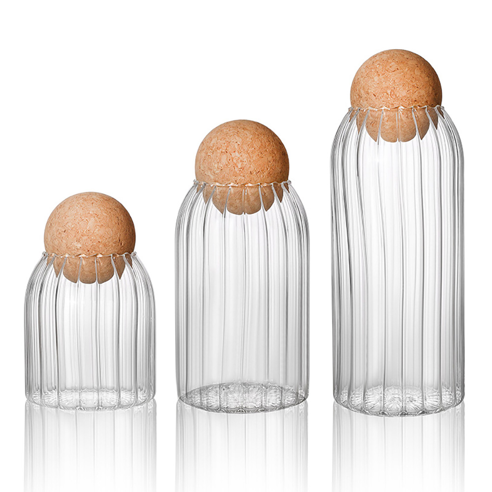 Best Seller Food Storage Containers Straight glass jar with tap