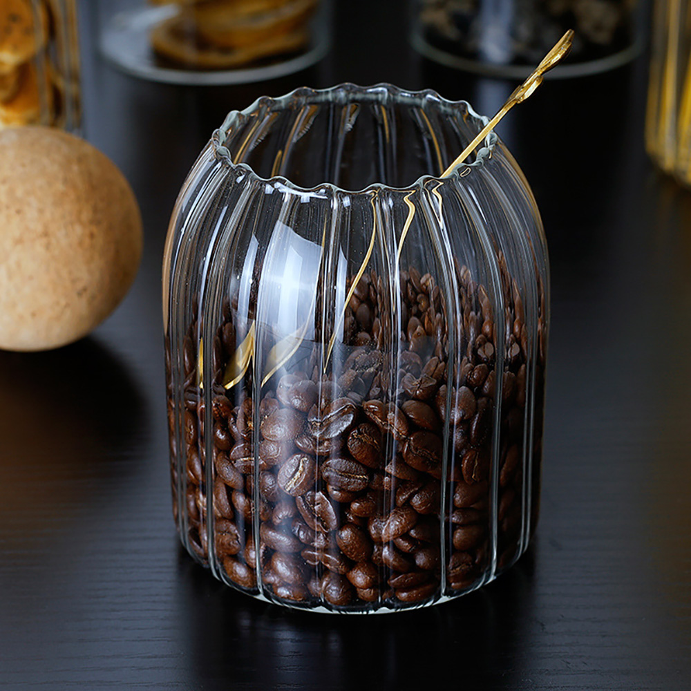 Best Seller Food Storage Containers Straight glass jar with tap