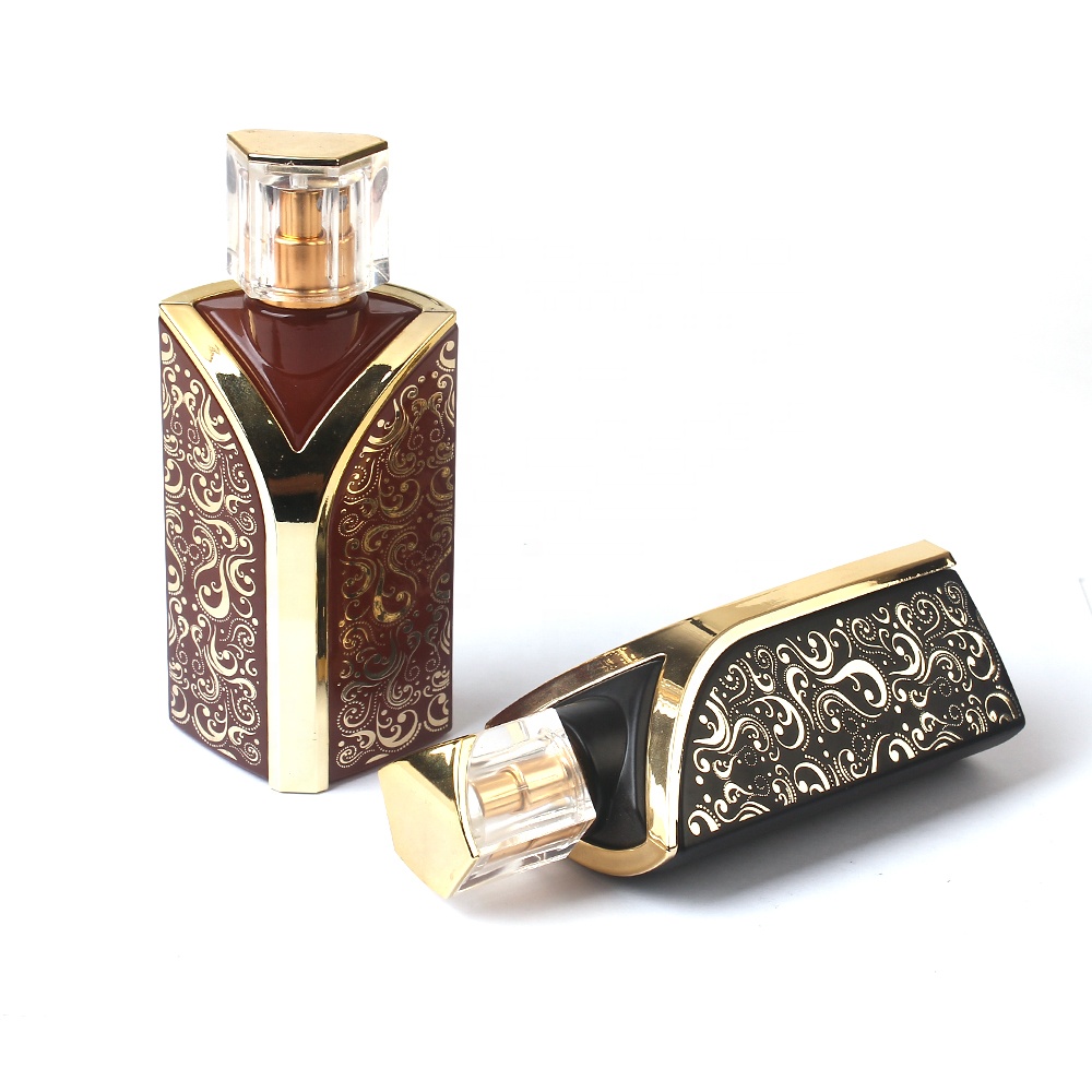 Best Selling 100ml black square perfume bottle