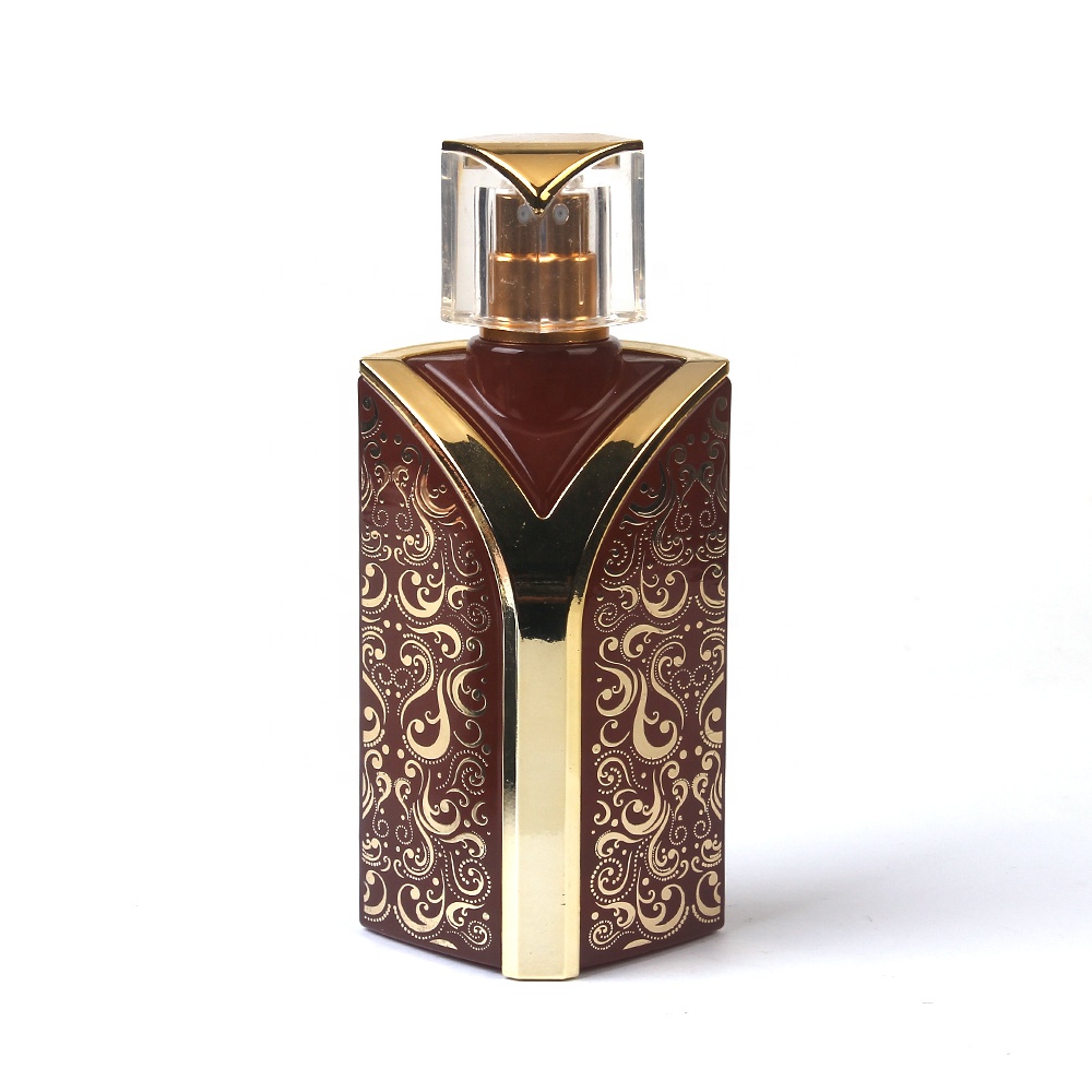 Best Selling 100ml black square perfume bottle