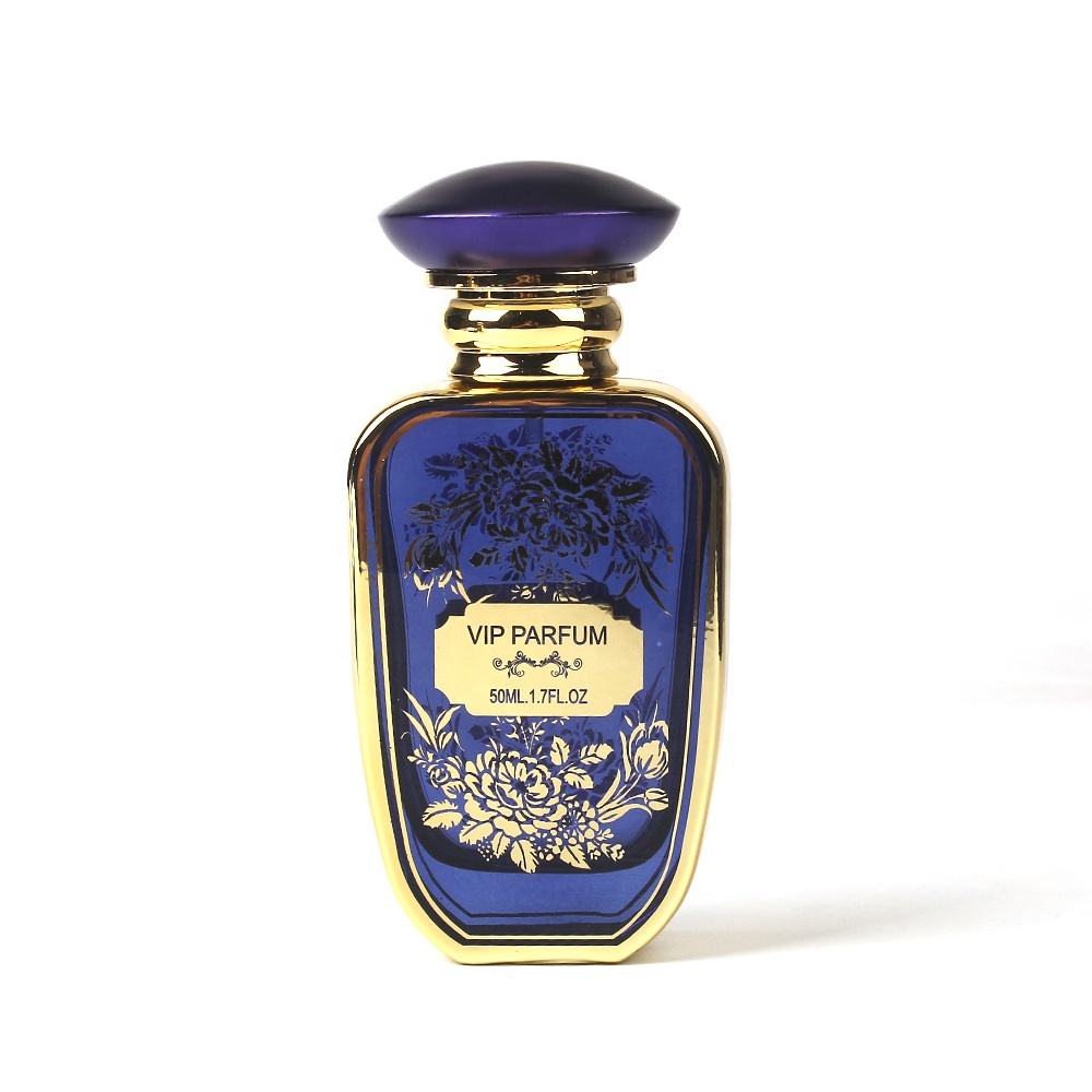 Best Selling 50ML Luxury Rectangle Perfume Glass Bottles