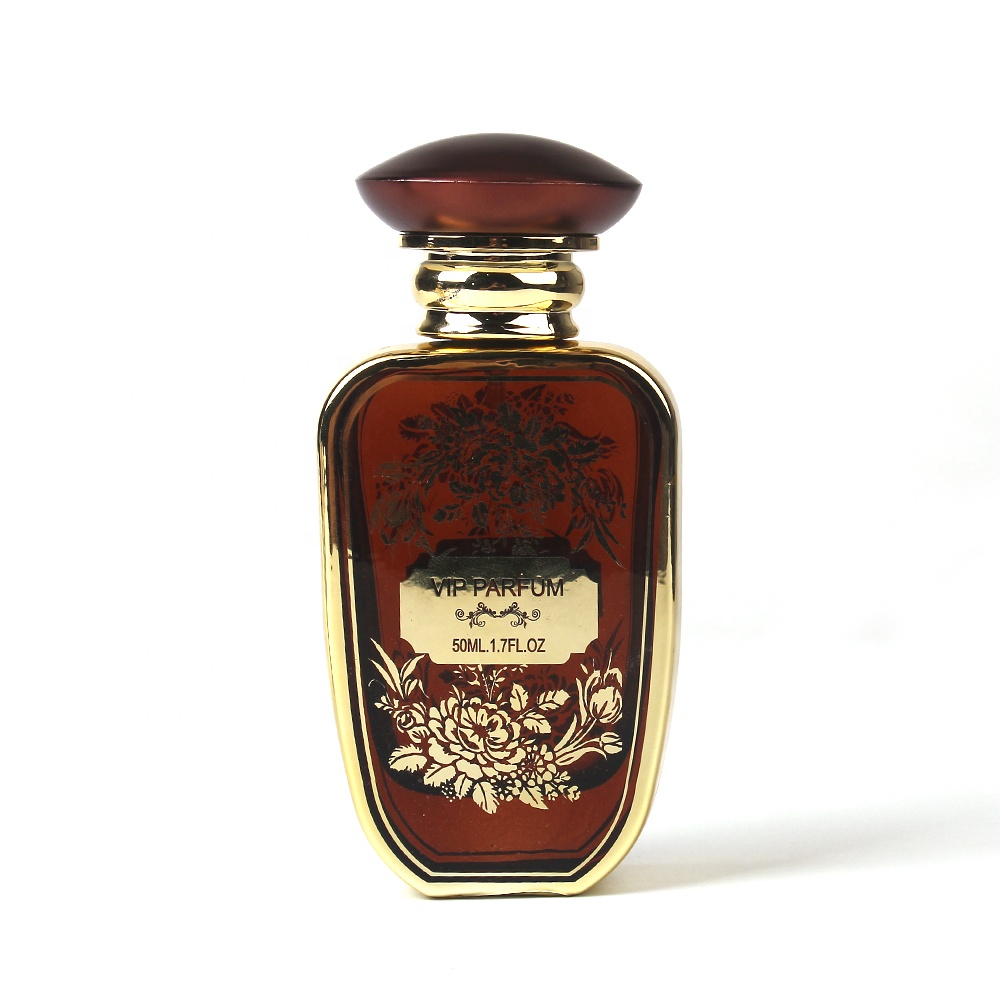 Best Selling 50ML Luxury Rectangle Perfume Glass Bottles