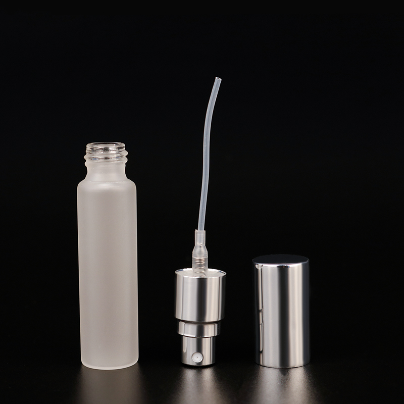 Best Selling 5ml 10ml 20ml Frosted Round Refillable Pocket Size Glass Perfume Atomizador Spray Bottle For Travelers