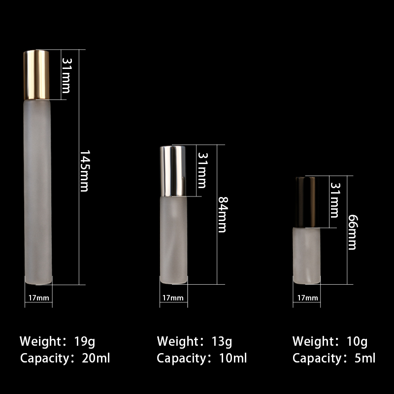 Best Selling 5ml 10ml 20ml Frosted Round Refillable Pocket Size Glass Perfume Atomizador Spray Bottle For Travelers