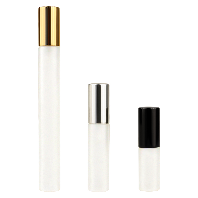 Best Selling 5ml 10ml 20ml Frosted Round Refillable Pocket Size Glass Perfume Atomizador Spray Bottle For Travelers