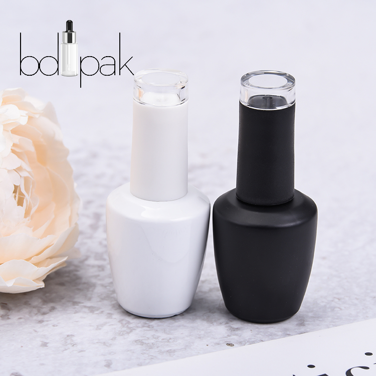 Best Selling 7.5ml Amber Essential Oil Glass Bottle With Nail Polish Brush