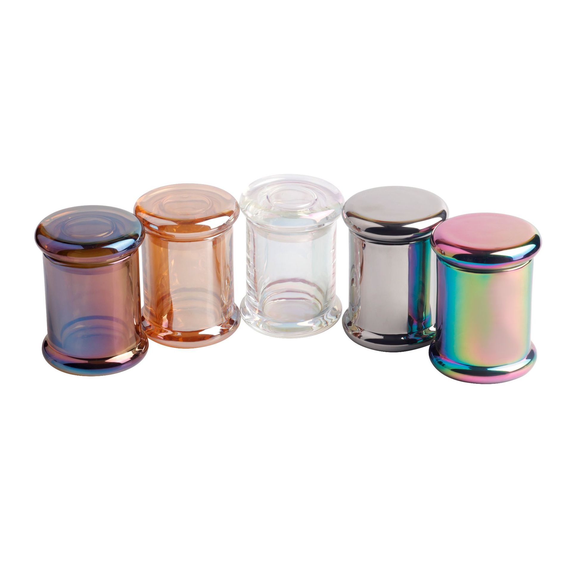 Best Selling Airtight Smoking glass Vacuum Rain-Bow Herb Storage Marijuanna Container Tobacco Weed Stash Jar with hinged lid