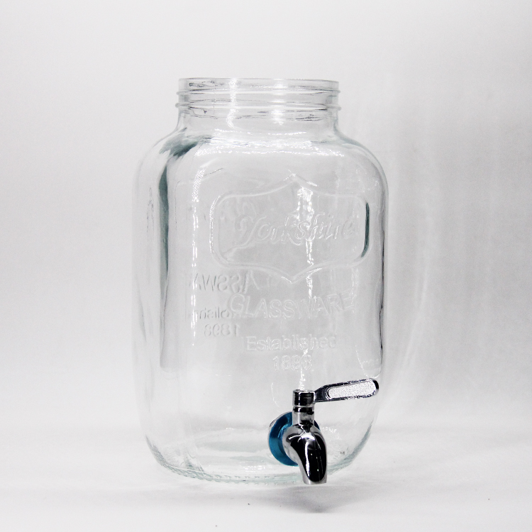 Best Selling Dual 4L Glass Mason Jar With Tap For Happy Time