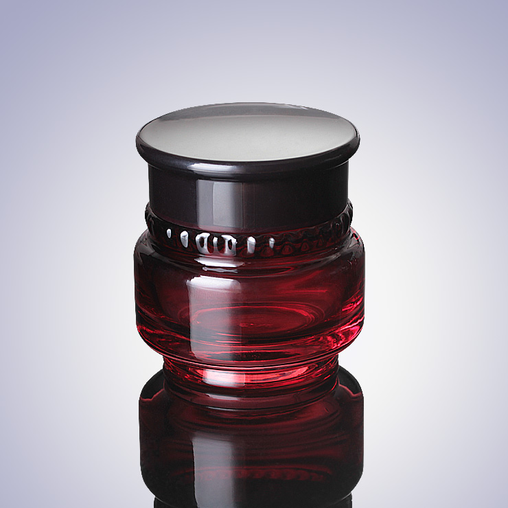 Best Selling Wooden Cap Jar cosmetic lotion glass bottles for sale