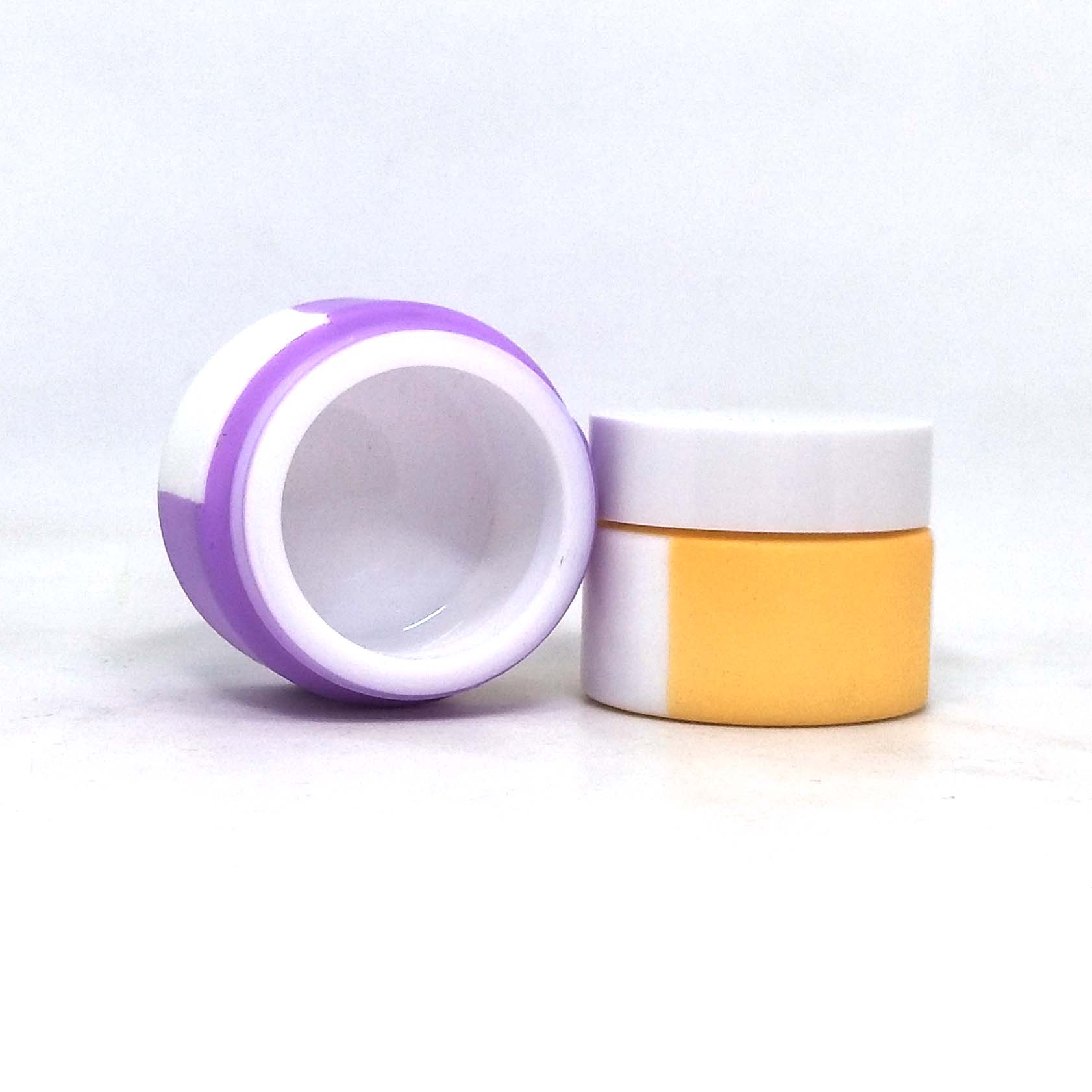 Best Selling wholesale opal glass jar cream jar cosmetic packaging with silver lids