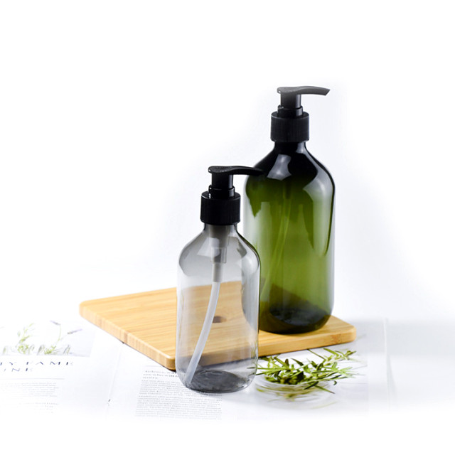 Best design custom label printing eco plastic shampoo bottle