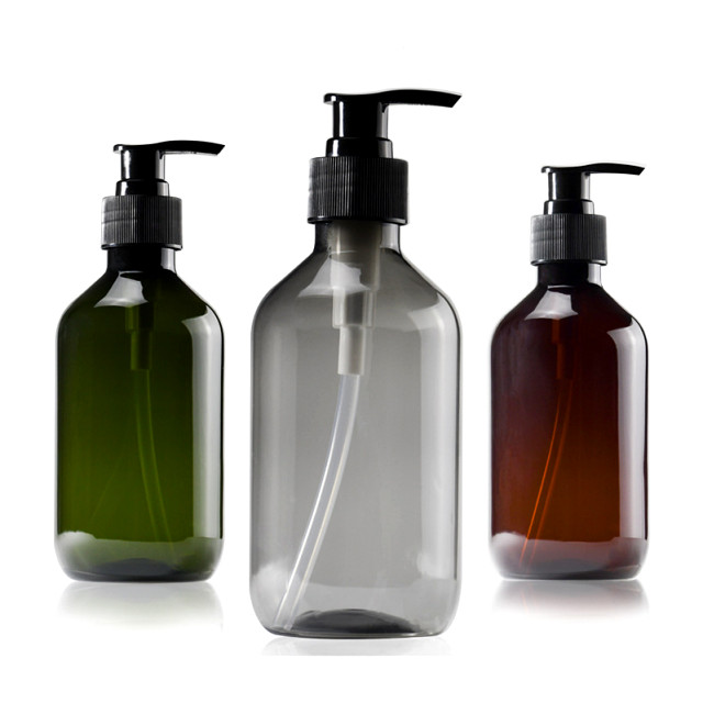 Best design custom label printing eco plastic shampoo bottle